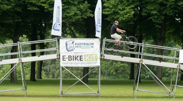 Testparcours elektrische fietsen